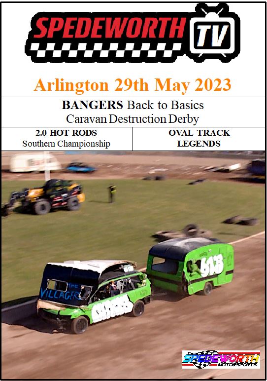 Arlington 29th May 2023 Caravan Destruction Derby