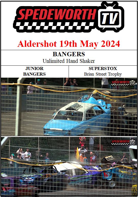 Aldershot 19th May 2024 Bangers Unlimited Handshaker
