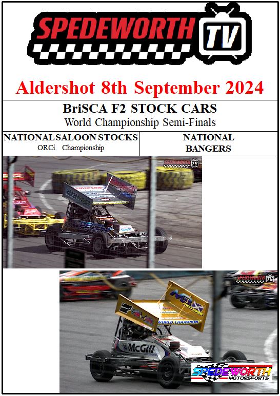 Aldershot 8th September 2024 BriSCA F2 Nat Bangers & Saloons